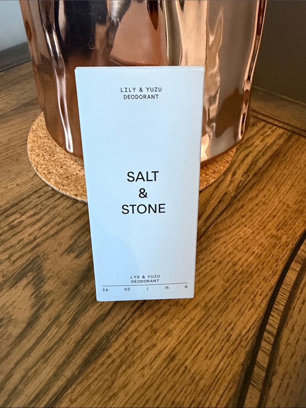 Salt & Stone Lily & Yuzu Deodorant - White
